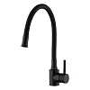 Смеситель для кухни FRAP F40994-6 с гибким изливом, черный Смеситель для кухни FRAP F40994-6 с гибким изливом, черный