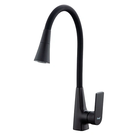 Смеситель для кухни FRAP F4471-6 с гибким изливом, черный