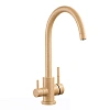 Смеситель для кухни FRAP F43899-41 с подключением к фильтру, бежевый Смеситель для кухни FRAP F43899-41 с подключением к фильтру, бежевый