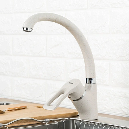 Смеситель для кухни FRAP F4166-10 бежевый Смеситель для кухни FRAP F4166-10 бежевый