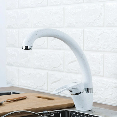 Смеситель для кухни FRAP F4113-8 белый Смеситель для кухни FRAP F4113-8 белый