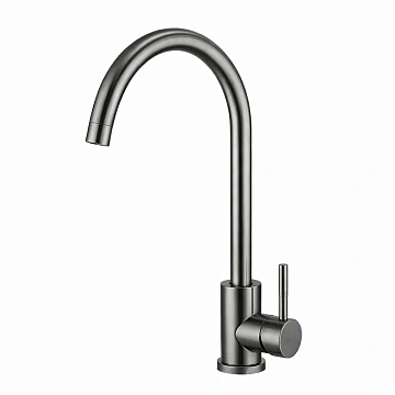 Смеситель для кухни FRAP F40899-9 оружейная сталь