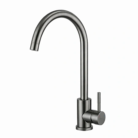 Смеситель для кухни FRAP F40899-9 оружейная сталь
