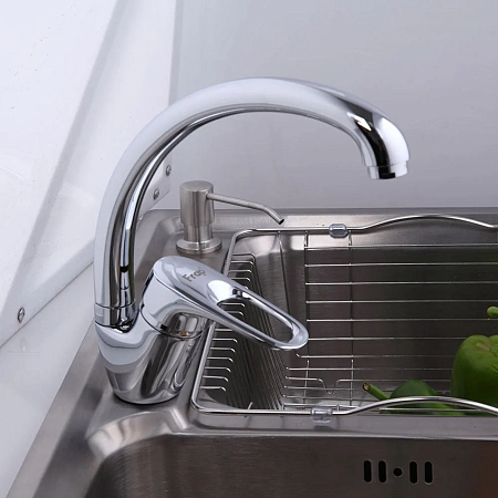 Смеситель для кухни FRAP F4104-2 хром Смеситель для кухни FRAP F4104-2 хром