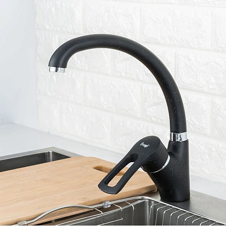Смеситель для кухни FRAP F4166-7 черный Смеситель для кухни FRAP F4166-7 черный