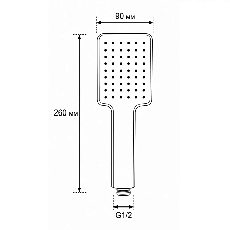 Душевая лейка GAPPO G33 хром Душевая лейка GAPPO G33 хром