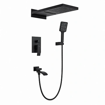 Душевая система GAPPO G7107-76 встраиваемая, черный