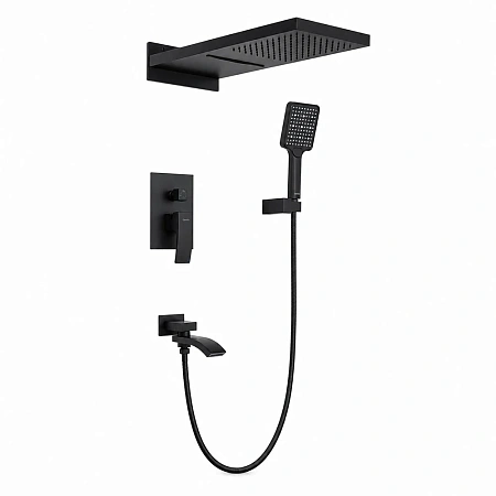 Душевая система GAPPO G7107-76 встраиваемая, черный Душевая система GAPPO G7107-76 встраиваемая, черный