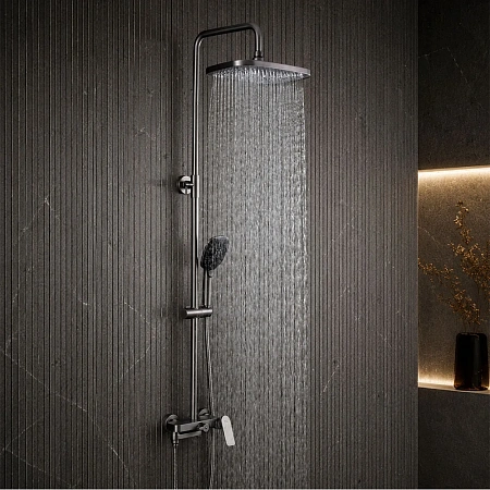 Душевая система GAPPO G2448-9 оружейная сталь Душевая система GAPPO G2448-9 оружейная сталь