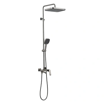Душевая система GAPPO G2428-9 оружейная сталь