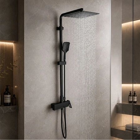 Душевая система GAPPO G2417-6 черный Душевая система GAPPO G2417-6 черный