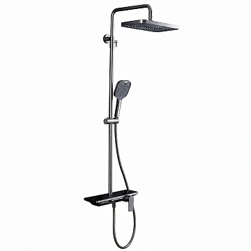 Душевая система GAPPO G2496-19 оружейная сталь