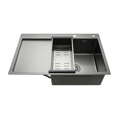 Кухонная мойка GAPPO GS7850-6R графит