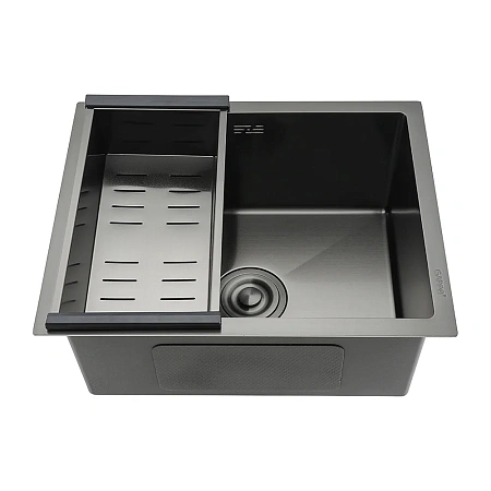 Кухонная мойка GAPPO GS5040-6 оружейная сталь Кухонная мойка GAPPO GS5040-6 оружейная сталь