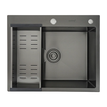 Кухонная мойка GAPPO GS6050-6 оружейная сталь Кухонная мойка GAPPO GS6050-6 оружейная сталь
