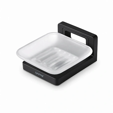 Мыльница GAPPO G30802-6 черный Мыльница GAPPO G30802-6 черный