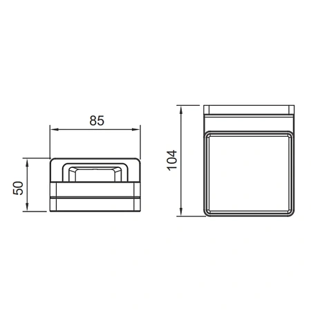 Мыльница GAPPO G30802-6 черный Мыльница GAPPO G30802-6 черный