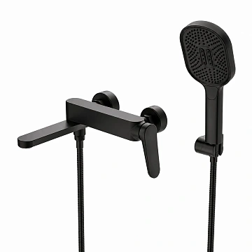 Смеситель для ванны GAPPO G3210-6 черный