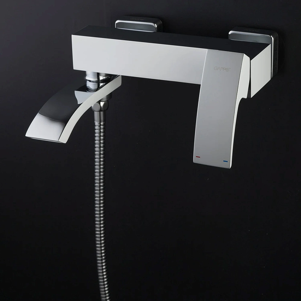 Смеситель для ванны GAPPO G3207-8 белый — Изображение 7