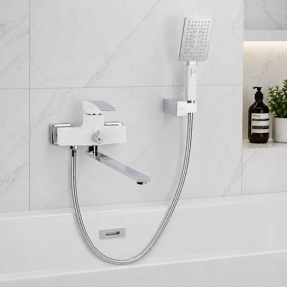 Смеситель для ванны GAPPO G2207-7 белый — Изображение 4