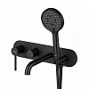 Смеситель для ванны GAPPO G3306-6 встраиваемый, черный Смеситель для ванны GAPPO G3306-6 встраиваемый, черный