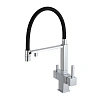 Смеситель для кухни GAPPO G4395-50 с гибким изливом и подключением фильтра, хром Смеситель для кухни GAPPO G4395-50 с гибким изливом и подключением фильтра, хром