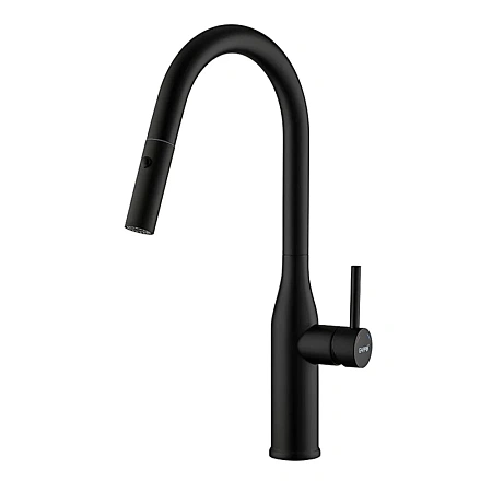 Смеситель для кухни GAPPO G4398-46 с выдвижным изливом, черный Смеситель для кухни GAPPO G4398-46 с выдвижным изливом, черный