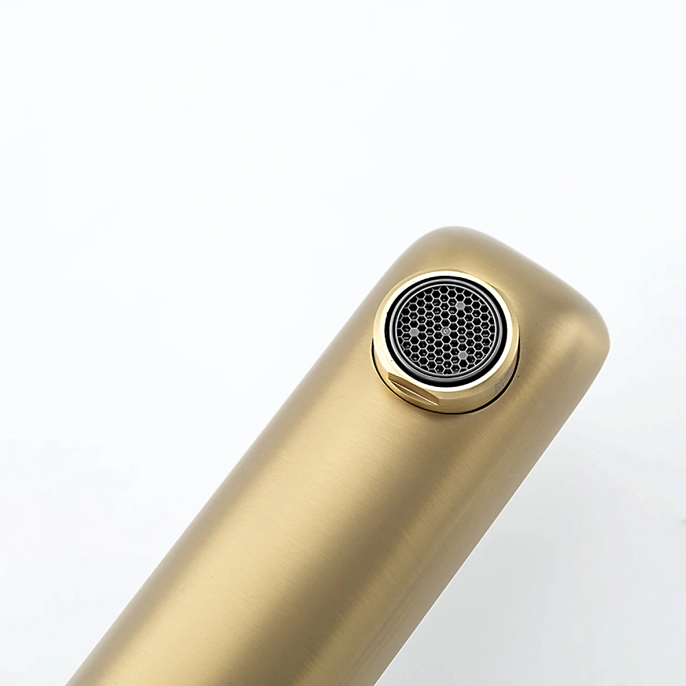 Смеситель для раковины Gappo G1048-32 золотой сатин — Изображение 10