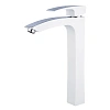 Смеситель для раковины Gappo G1007-18 белый/хром Смеситель для раковины Gappo G1007-18 белый/хром