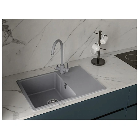 Кухонная мойка GranFest URBAN 668L серый Кухонная мойка GranFest URBAN 668L серый