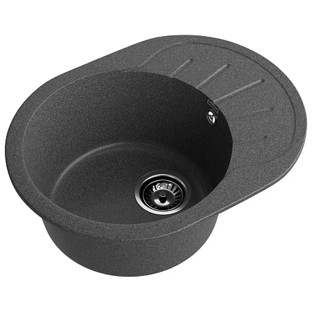 Кухонная мойка GranFest RONDO R-580L графит Кухонная мойка GranFest RONDO R-580L графит