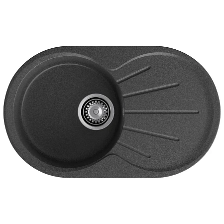 Кухонная мойка GranFest RONDO R-750L графит