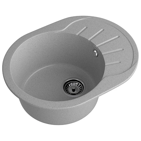 Кухонная мойка GranFest RONDO R-580L серый Кухонная мойка GranFest RONDO R-580L серый