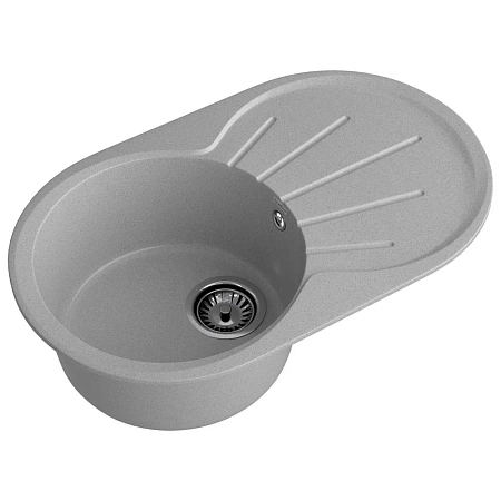 Кухонная мойка GranFest RONDO R-750L серый Кухонная мойка GranFest RONDO R-750L серый