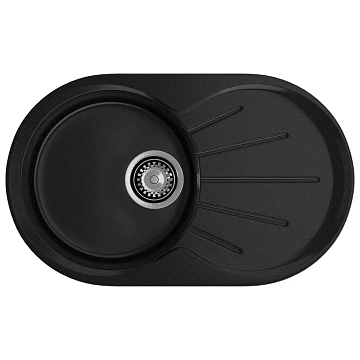 Кухонная мойка GranFest RONDO R-750L черный