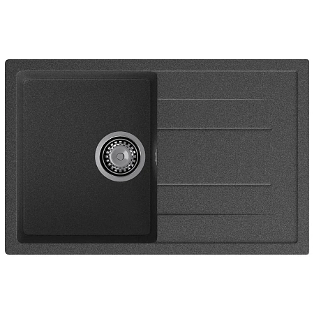 Кухонная мойка GranFest QUADRO Q-780L графит