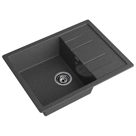 Кухонная мойка GranFest QUADRO Q-650L графит Кухонная мойка GranFest QUADRO Q-650L графит