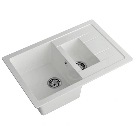 Кухонная мойка GranFest QUADRO Q-775KL иней Кухонная мойка GranFest QUADRO Q-775KL иней