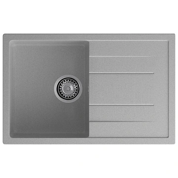 Кухонная мойка GranFest QUADRO Q-780L серый