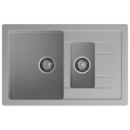 Кухонная мойка GranFest QUADRO Q-775KL серый Кухонная мойка GranFest QUADRO Q-775KL серый