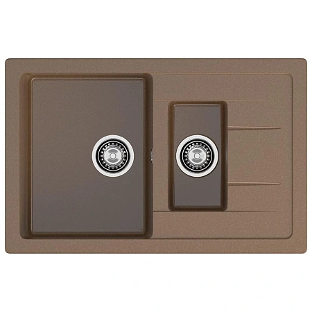 Кухонная мойка GranFest QUADRO Q-775KL терракот Кухонная мойка GranFest QUADRO Q-775KL терракот
