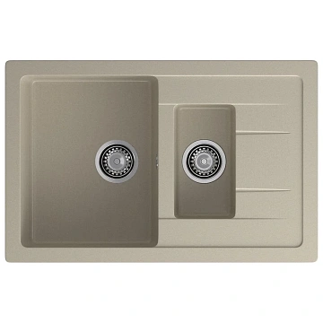 Кухонная мойка GranFest QUADRO Q-775KL топаз