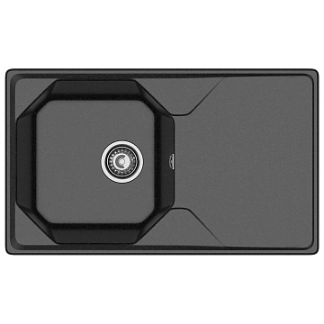 Кухонная мойка GranFest UNIQUE U-840L черный