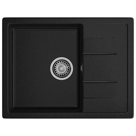 Кухонная мойка GranFest QUADRO Q-650L черный Кухонная мойка GranFest QUADRO Q-650L черный