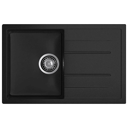 Кухонная мойка GranFest QUADRO Q-780L черный Кухонная мойка GranFest QUADRO Q-780L черный