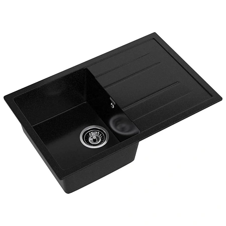 Кухонная мойка GranFest QUADRO Q-780L черный Кухонная мойка GranFest QUADRO Q-780L черный