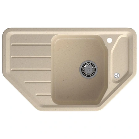 Кухонная мойка GranFest CORNER C-800E кашемир Кухонная мойка GranFest CORNER C-800E кашемир