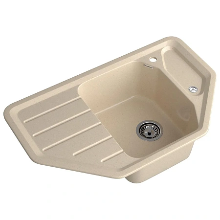 Кухонная мойка GranFest CORNER C-800E кашемир Кухонная мойка GranFest CORNER C-800E кашемир