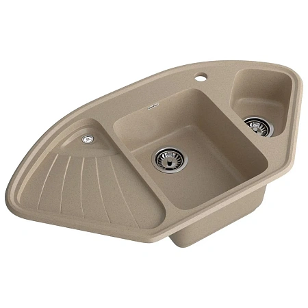 Кухонная мойка GranFest CORNER C-1040E песочный Кухонная мойка GranFest CORNER C-1040E песочный