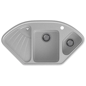 Кухонная мойка GranFest CORNER C-1040E серый